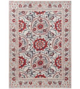 Anthos Rug by Sanderson Red/Indigo