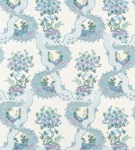 Antoinette Wallpaper by Anna French Blue and Plum Antoinette Wallpaper by Anna French Blue and Plum