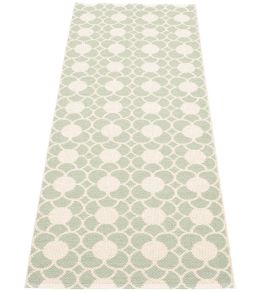 Anya Runner Rug by Pappelina Misty Mint Anya Runner Rug by Pappelina Misty Mint