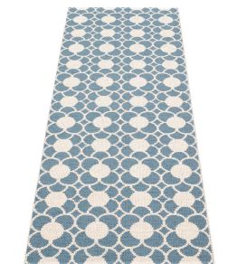 Anya Runner Rug by Pappelina River Blue