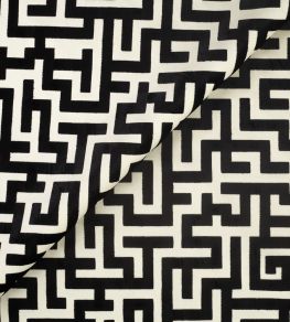 Apollon Fabric by Jim Thompson Black Apollon Fabric by Jim Thompson Black