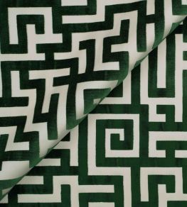 Apollon Fabric by Jim Thompson Emerald Apollon Fabric by Jim Thompson Emerald