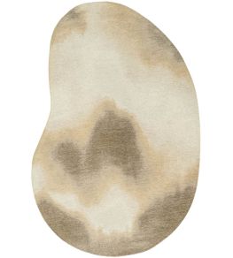 Aquarelle Peanut Rug by Louis De Poortere Nature