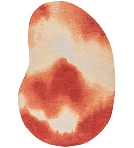 Aquarelle Peanut Rug by Louis De Poortere Rust