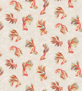 Aquaria Fabric by Osborne & Little Linen/Mandarin
