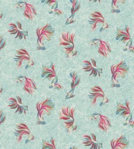 Aquaria Fabric by Osborne & Little Mediterranean/Magenta Aquaria Fabric by Osborne & Little Mediterranean/Magenta
