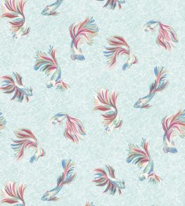 Aquaria Wallpaper by Osborne & Little Mediterranean/Magenta