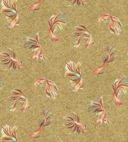 Aquaria Metallic Wallpaper by Osborne & Little Metallic Gold Aquaria Metallic Wallpaper by Osborne & Little Metallic Gold