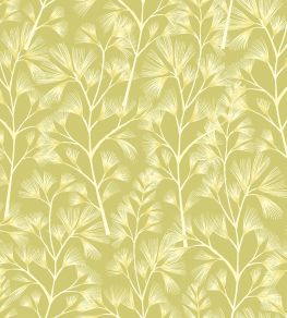 Arabella Wallpaper by Ohpopsi Chartreuse Arabella Wallpaper by Ohpopsi Chartreuse