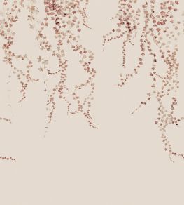 Aralia Mural by Sandberg Burgundy Aralia Mural by Sandberg Burgundy