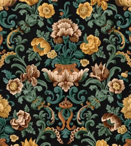 Aranjuez Damask Wallpaper by Coordonne Onyx Aranjuez Damask Wallpaper by Coordonne Onyx