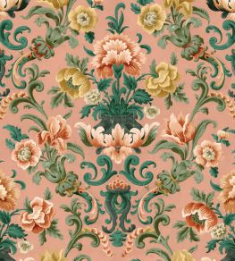 Aranjuez Damask Wallpaper by Coordonne Peach Aranjuez Damask Wallpaper by Coordonne Peach