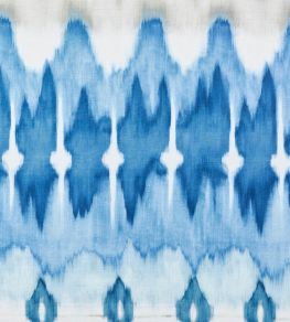 Arbor Ikat Fabric by Travers Blue Arbor Ikat Fabric by Travers Blue