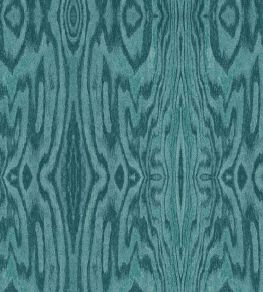 Arbre Fabric by Arley House Turquoise Arbre Fabric by Arley House Turquoise
