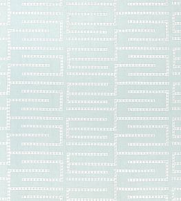 Architect Embroidery Fabric by Thibaut Mist Architect Embroidery Fabric by Thibaut Mist