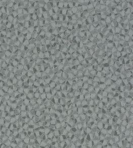 Argento Silk Fabric by James Hare Mirrored Steel Argento Silk Fabric by James Hare Mirrored Steel