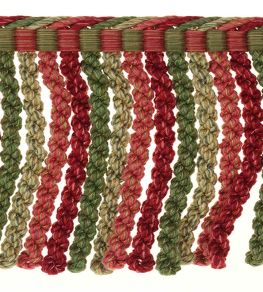 Arlington Bullion Fringe Trimming by Colefax and Fowler Red/Green Arlington Bullion Fringe Trimming by Colefax and Fowler Red/Green
