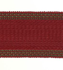 Arlington Wide Braid Trimming by Colefax and Fowler Red/Green Arlington Wide Braid Trimming by Colefax and Fowler Red/Green