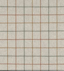 Arpege Fabric by Casamance Vert Irlandais Orange Brule