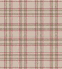 Arran Check Fabric by Arley House Latte