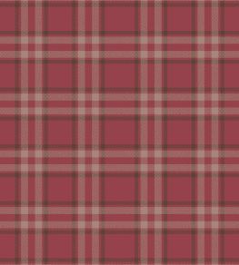 Arran Check Fabric by Arley House Rich Pink