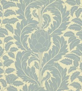 Artichoke Wallpaper by Langelid Von Bromssen Eggshell Blue Artichoke Wallpaper by Langelid Von Bromssen Eggshell Blue