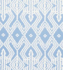 Asaka Ikat Fabric by Schumacher Chambray