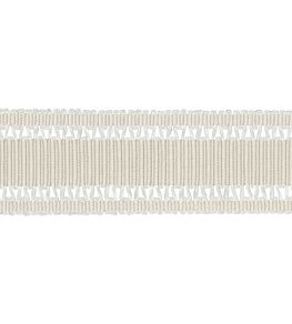 Asara Raffia Braid 30mm Trimming by Houles Blanc