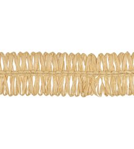 Asara Raffia Braid 33mm Trimming by Houles Creme Asara Raffia Braid 33mm Trimming by Houles Creme