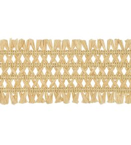 Asara Raffia Braid 60mm Trimming by Houles Creme Asara Raffia Braid 60mm Trimming by Houles Creme