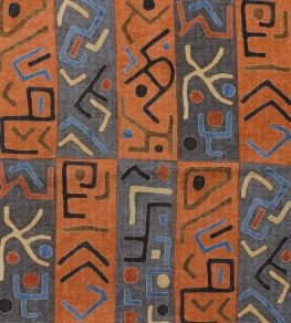 Ashanti Fabric by Andrew Martin Chocolate