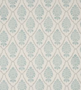 Ashburn Fabric by Colefax and Fowler Aqua Ashburn Fabric by Colefax and Fowler Aqua