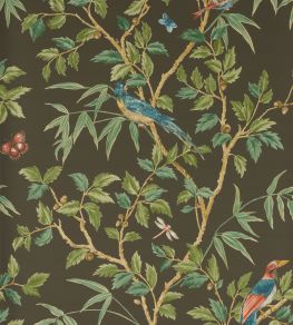 Ashdown Wallpaper by Colefax and Fowler Black Ashdown Wallpaper by Colefax and Fowler Black