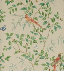 Ashdown Wallpaper by Colefax and Fowler Cream Ashdown Wallpaper by Colefax and Fowler Cream