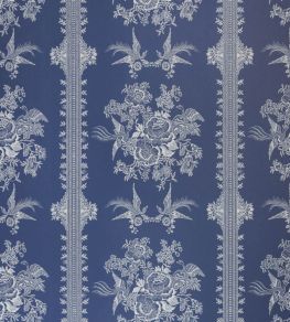 Asiatic Pheasant Wallpaper by Barneby Gates Navy Asiatic Pheasant Wallpaper by Barneby Gates Navy