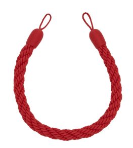 Aspen Cable Holdback Trimming by Samuel & Sons Poppy Aspen Cable Holdback Trimming by Samuel & Sons Poppy
