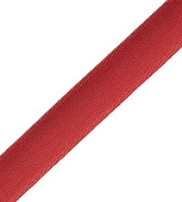 Aspen Ribbed Border Trimming by Samuel & Sons Poppy