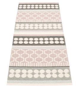 Asta Rug by Pappelina Pale Rose