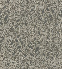 Astragale Wallpaper by Casamance Anthracite Astragale Wallpaper by Casamance Anthracite