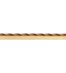 Astrid Cord with Tape Trimming by Samuel & sons Framboise Astrid Cord with Tape Trimming by Samuel & sons Framboise