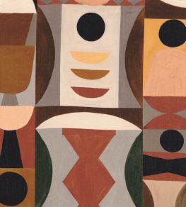 Atelier Sud Fabric by Casamance Terracotta/Sable Atelier Sud Fabric by Casamance Terracotta/Sable