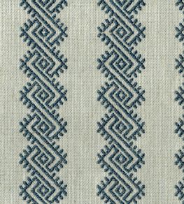 Athenia Fabric by Titley and Marr Prussian Athenia Fabric by Titley and Marr Prussian