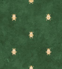 Audrey Wallpaper by Sandberg Dark Green Audrey Wallpaper by Sandberg Dark Green