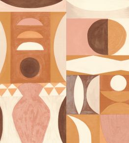 Auguste Wallpaper by Casamance Terre De Sienne Auguste Wallpaper by Casamance Terre De Sienne