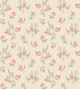 Auguste Wallpaper by Farrow & Ball White Tie / Blooth Pink Auguste Wallpaper by Farrow & Ball White Tie / Blooth Pink