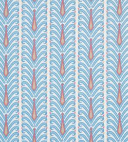 Augustine Ikat Fabric by Schumacher Peacock Augustine Ikat Fabric by Schumacher Peacock