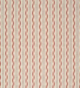 Aura Stripe Fabric by James Hare Coral Pink