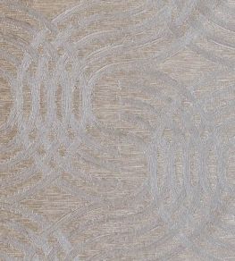 Auraria Wallpaper by Casamance Taupe / Argente