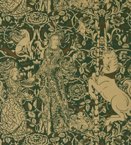Aurelia's Grail Wallpaper by Sanderson Gobelin Green/Bronze