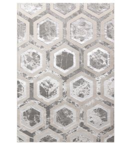 Aurora Crystal Rug by Asiatic Silver Aurora Crystal Rug by Asiatic Silver